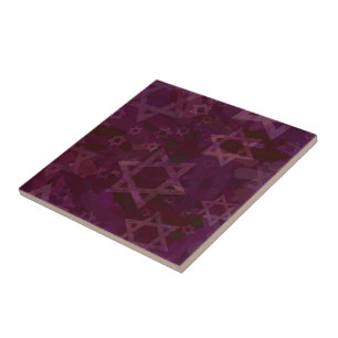 Azulejo De Cerâmica Estrela de David