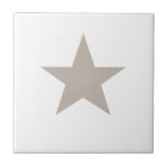 Azulejo De Cerâmica Estrela Leve<br><div class="desc">Azulejo Cerâmico de Estrela Leve. Estrelas estão sempre na moda!</div>