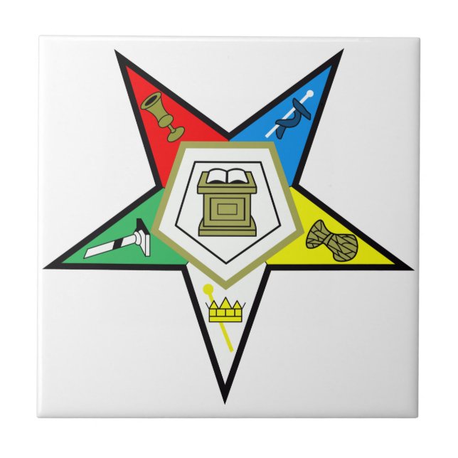 Azulejo De Cerâmica Estrela Oriental (Frente)