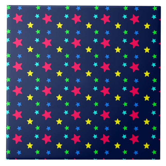 Azulejo De Cerâmica Estrelas (Frente)