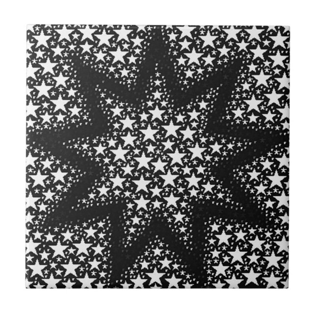 Azulejo De Cerâmica Estrelas cósmicas (Frente)