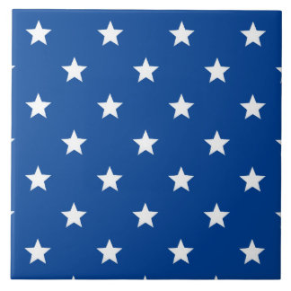 Azulejo De Cerâmica Estrelas de Banner Arrastadas