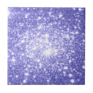 Azulejo De Cerâmica Estrelas de Lavanda