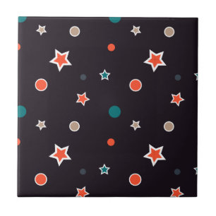 Azulejo De Cerâmica Estrelas de Natal