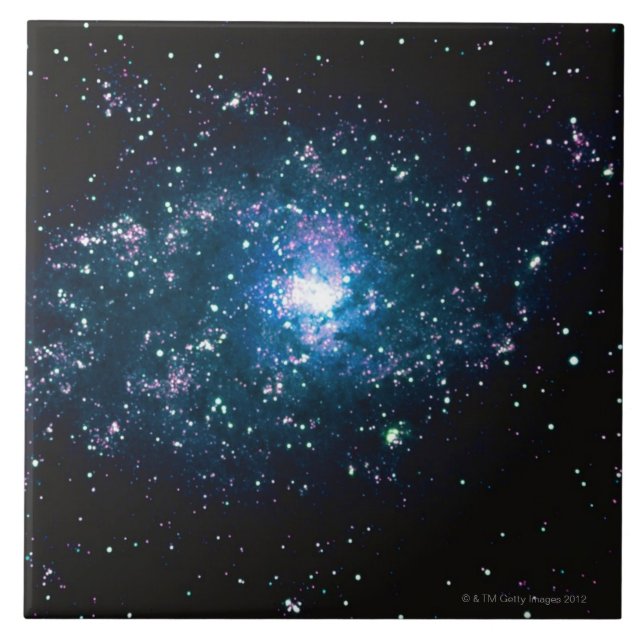 Azulejo De Cerâmica Estrelas no espaço (Frente)