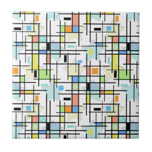 Azulejo De Cerâmica Estrelas num plano de fundo controlado. 