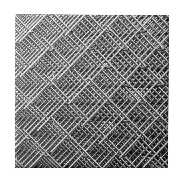 Azulejo De Cerâmica Estrutura de metal complexa (Frente)