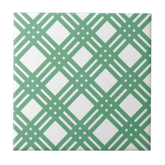 Azulejo De Cerâmica Estrutura verde e branca