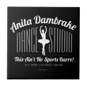 Azulejo De Cerâmica Estúdio da dança de Anita Dambrake