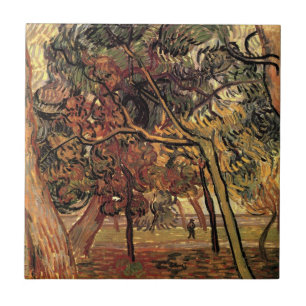 Azulejo De Cerâmica Estudo de Pinheiros por Vincent van Gogh