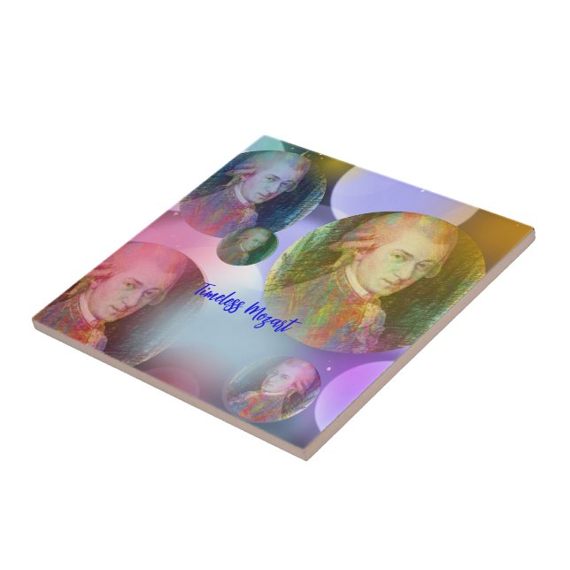 Azulejo De Cerâmica Eterno Mozart Music (Lateral)