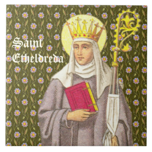 Azulejo De Cerâmica Etheldreda (Audrey) (P 003)