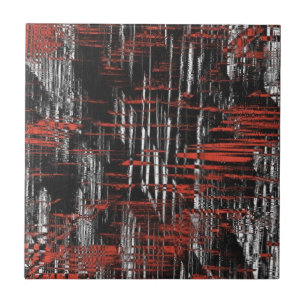 Azulejo De Cerâmica Etiquetas de Hash abstrato