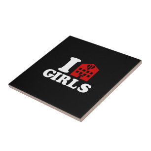 Azulejo De Cerâmica Eu Adoro Meninas De Hotel