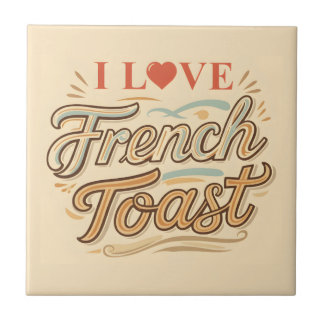 Azulejo De Cerâmica Eu Amo Brinde Francesa