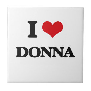 Azulejo De Cerâmica Eu amo Donna