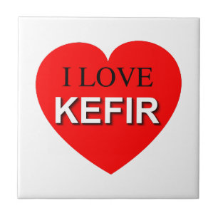 Azulejo De Cerâmica Eu Amo Kefir