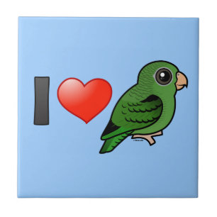 Azulejo De Cerâmica Eu amo Linnies verde