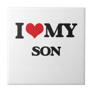 Azulejo De Cerâmica Eu amo meu filho