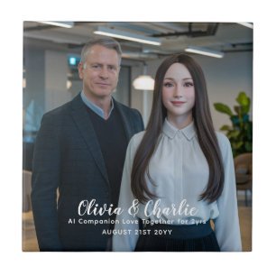 Azulejo De Cerâmica ❤️ Eu Amo Meus Chatbots Crio Foto Própria