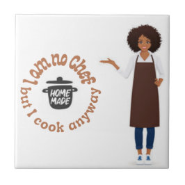 Azulejo De Cerâmica Eu Não Sou Chef