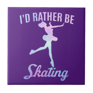 Azulejo De Cerâmica Eu Preferencialmente De Estar Patinando