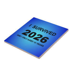 Azulejo De Cerâmica Eu Sobrevivi a 2026