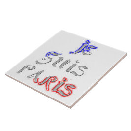 Azulejo De Cerâmica Eu Souro Arte de Paris Impressão