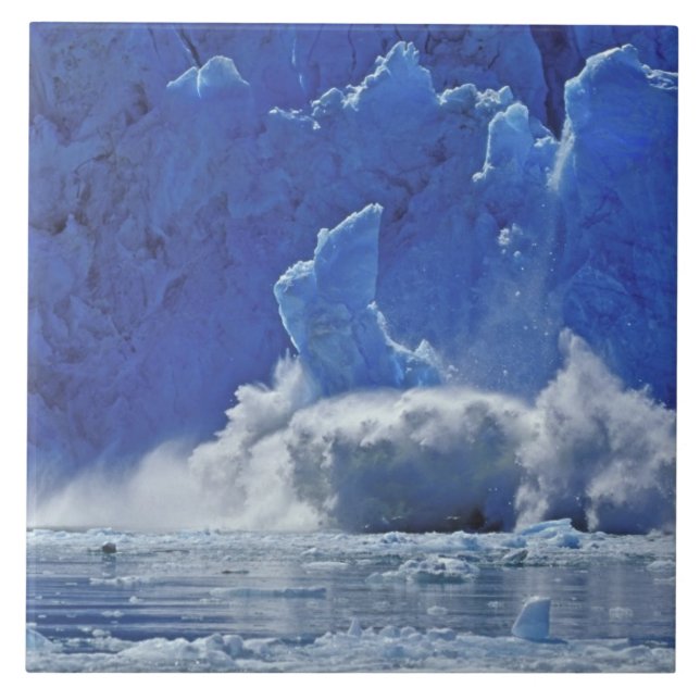 Azulejo De Cerâmica EUA, Alaska, Juneau. Parte de South Sawyer (Frente)