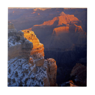 Azulejo De Cerâmica EUA, Arizona, Parque Nacional Grand Canyon, Invern