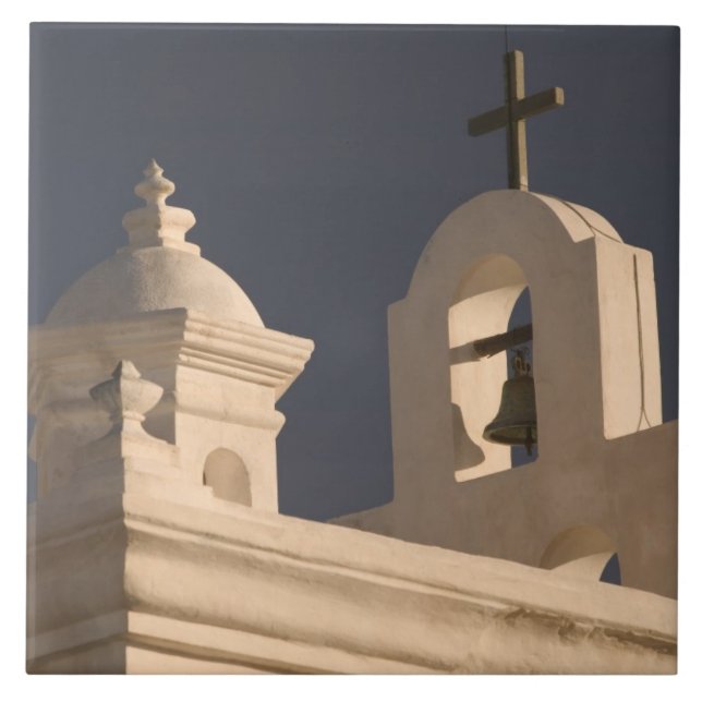 Azulejo De Cerâmica EUA, Arizona, Tucson: Missão San Xavier del Bac (Frente)