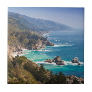 Azulejo De Cerâmica EUA, Califórnia. Costa da Califórnia, Big Sur