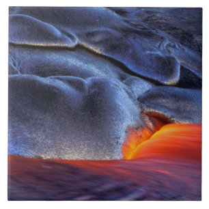 Azulejo De Cerâmica EUA, Havaí, Big Island, Kilauea, Parque Nacional d