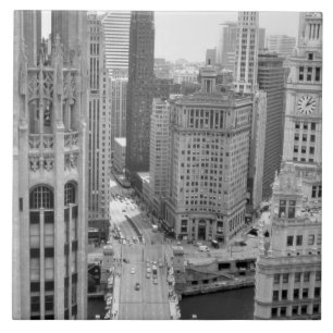 Azulejo De Cerâmica EUA, IL, Chicago, Loop do Hotel
