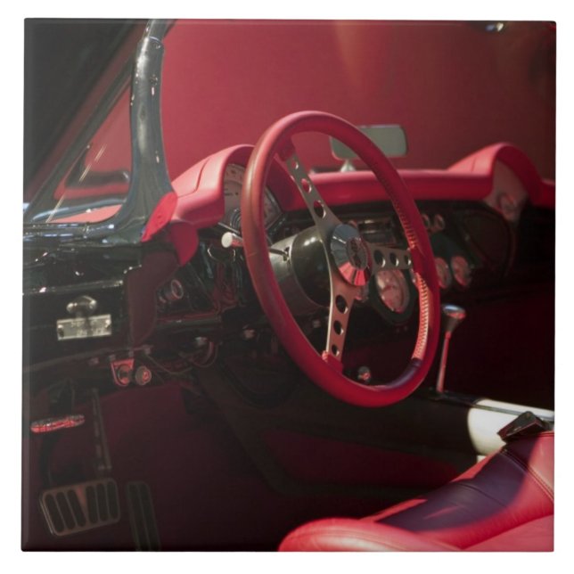 Azulejo De Cerâmica EUA, Kentucky, Bowling Green: Corveta nacional (Frente)