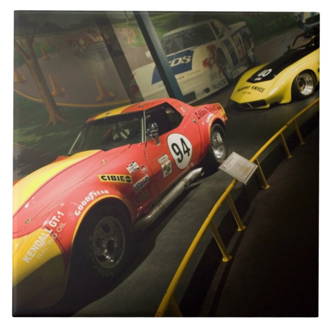 Azulejo De Cerâmica EUA, Kentucky, Bowling Green: Corveta nacional 4 (Frente)