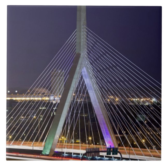 Azulejo De Cerâmica EUA, Massachusetts, Boston. Leonard Zakim (Frente)