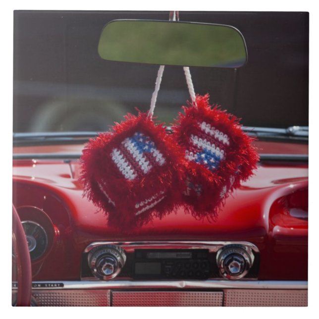 Azulejo De Cerâmica EUA, Massachusetts, Gloucester. Dados distorcido (Frente)