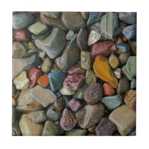 Azulejo De Cerâmica EUA, Montana, Glacier National Park, Stones