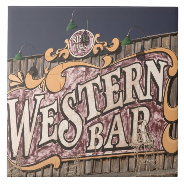 Azulejo De Cerâmica EUA, New mexico, Cloudcroft: Cidade da montanha (Frente)