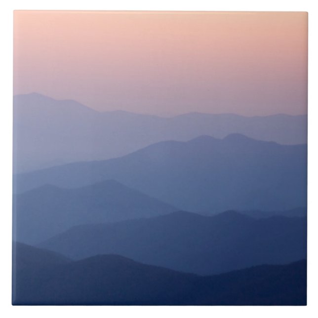 Azulejo De Cerâmica EUA, Tennessee, Excelente Mountains National (Frente)