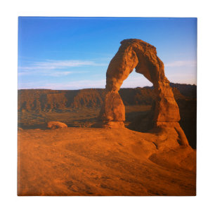 Azulejo De Cerâmica EUA, Utah, Parque Nacional dos Arcos, Arco Delicad
