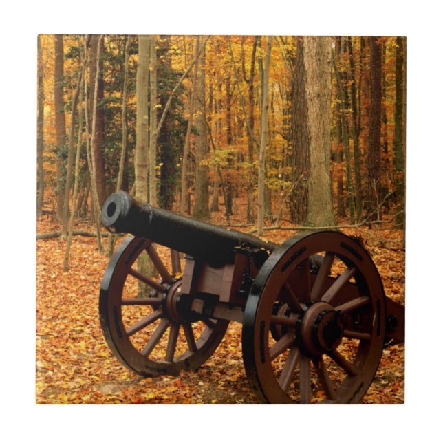 Azulejo De Cerâmica EUA, Virgínia, Histórico Nacional Colonial (Frente)