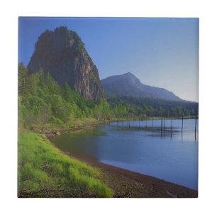 Azulejo De Cerâmica EUA, Washington, Beacon Rock State Park, Beacon