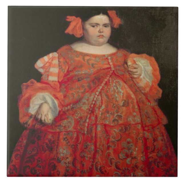 Azulejo De Cerâmica Eugenia Marti'nez Vallejo, chamado La Monstrua (Frente)