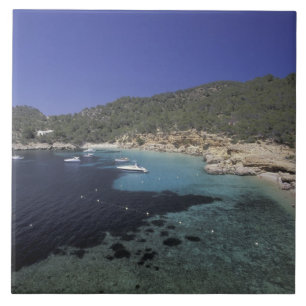 Azulejo De Cerâmica Europa, Espanha, Ilhas Baleares, Ibiza, Cala Salad