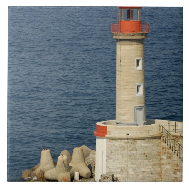 Azulejo De Cerâmica Europa, França, Córsega, Bastia. Porta (Frente)