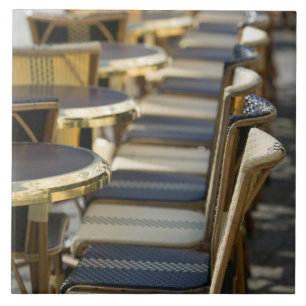 Azulejo De Cerâmica Europa, França, Paris, Beaubourg: Mesas de Café 