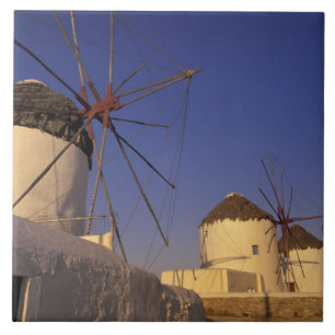 Azulejo De Cerâmica Europa, Grécia, Ilhas Cyclades, Mykonos, 2