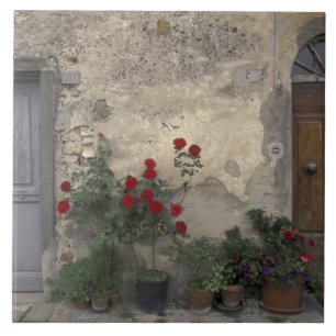 Azulejo De Cerâmica Europa, Itália, Toscana, Chianti, porta da Toscana